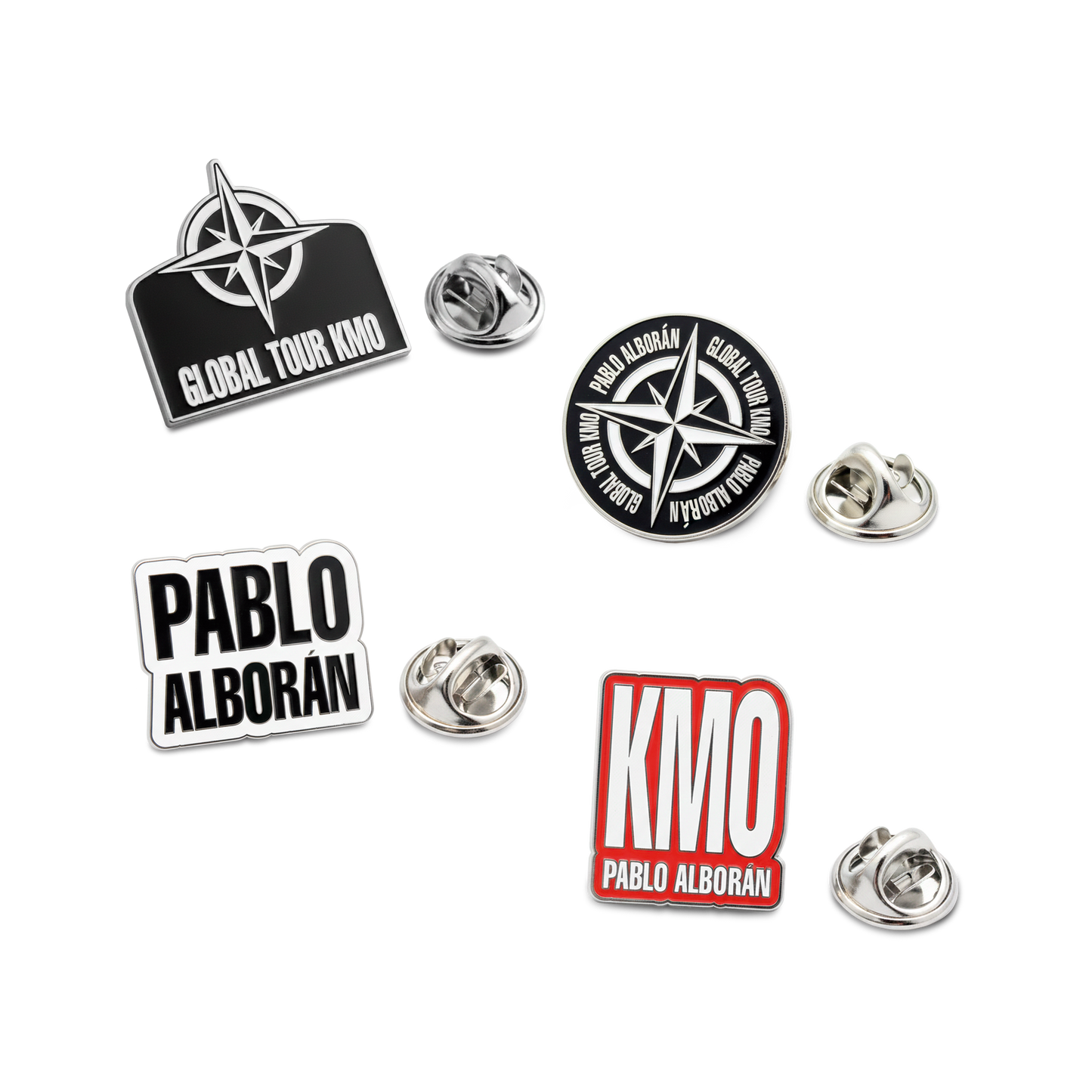 Set de Pines Global Tour KM0