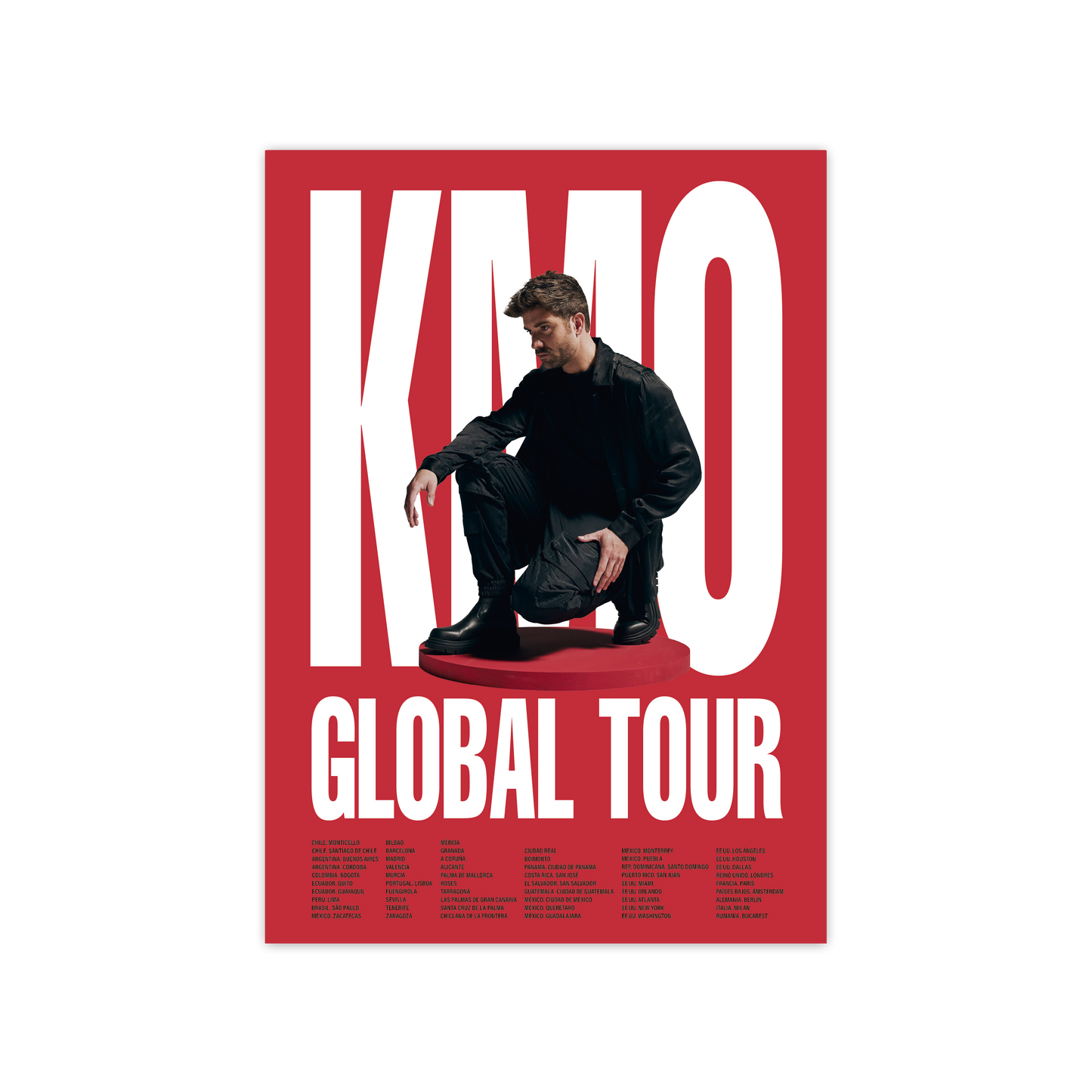 Lámina Global Tour KM0 - Edición Roja